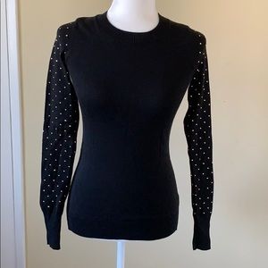 Express gold studded sweater